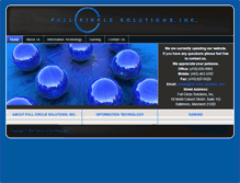 Tablet Screenshot of full-circle-solutions.com